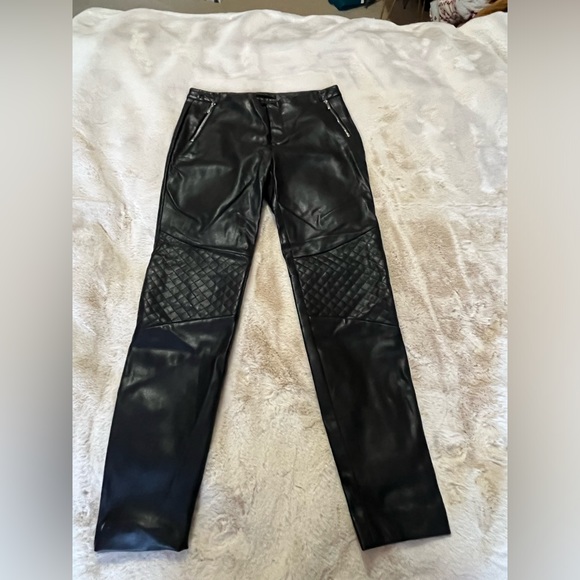 Zara Pants - Zara vegan leather moto pants